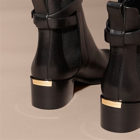 burberry leather buckle detail boots|Burberry Limited.